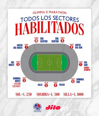 Olimpia lo adelanta y es la determinación que ha tomado para el partido de vuelta de la gran final