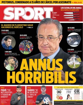 Las portadas deportivas internacionales de este viernes 4 de diciembre