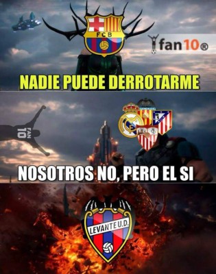 MEMES: Hacen pedazos al Barça por perder el invicto en la Liga ante el Levante
