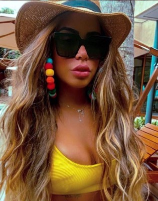 Las explosivas vacaciones de Rafaella, la hermana de Neymar, en un resort de lujo en las playas de Brasil