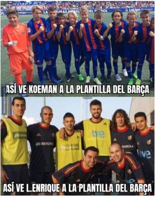 Atlético derrotó al Barcelona y los memes hacen pedazos a Koeman, Laporta y Luis Suárez