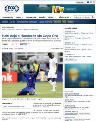 Prensa internacional cataloga como 'fracaso' eliminación de Honduras