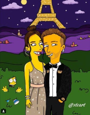 Los cracks del fútbol y sus dobles con los simpsons