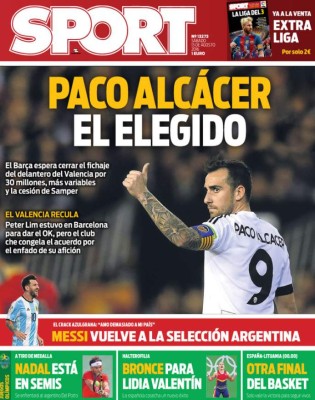 PORTADAS: Lo que el mundo amaneció diciendo este sábado 13 de agosto