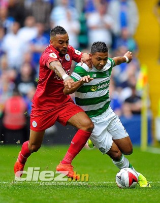 El hondureño Emilio Izaguirre y sus mejores acciones frente al campeón de la Premier