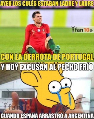 MEMES: Hacen pedazos a Argentina y a Messi tras la goleada recibida ante España