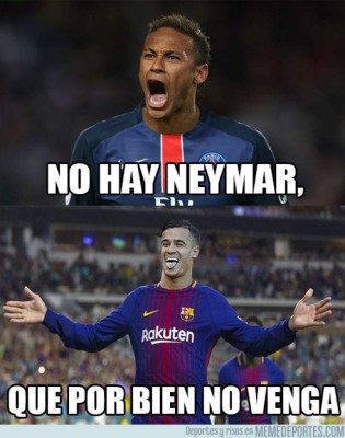 Neymar y su padre, atacados con duros memes tras su decisión de no seguir en Barcelona