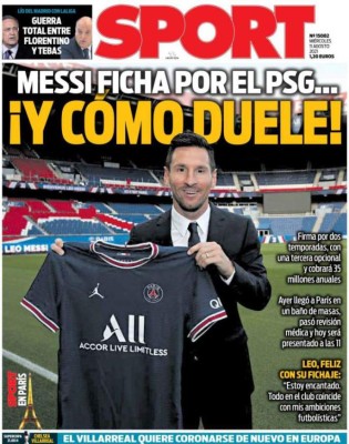 'Messi ficha por el PSG… ¡Y cómo duele!”; las portadas de los medios en el mundo con Leo de protagonista