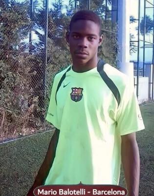 Mario Balotelli tuvo un paso fugaz con las inferiores del FC Barcelona.