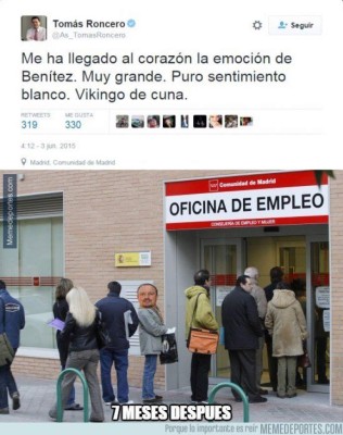 MEMES: Fuertes burlas contra Rafa Benítez y Real Madrid