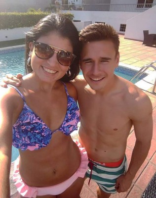 ¡Infartantes! Roci y Ana Emilia, las hermosas parejas de los argentinos del Motagua