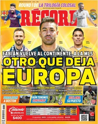 Las portadas por el mundo: Barcelona-Real Madrid se roban la atención