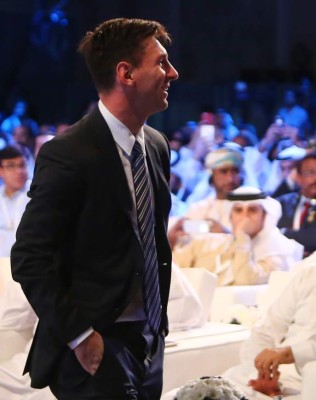 FOTOS: Así la pasó Messi en la gala del Globe Soccer Awards en Dubai
