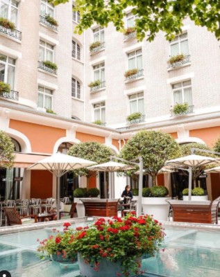 Así es el lujoso hotel donde vivirá Messi y Antonela Rocuzzo sus primeros días en París