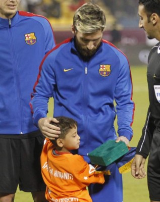 ¡Messi, Cristiano y Rougier! Los futbolistas que no dudaron en cumplir el sueño de un niño