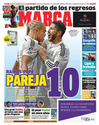 Las portadas de los diarios deportivos más importantes en el mundo