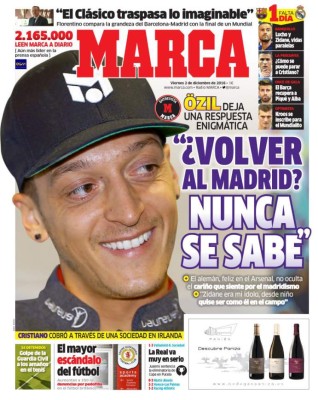 El clásico Barcelona-Real Madrid acapara las portadas en Europa