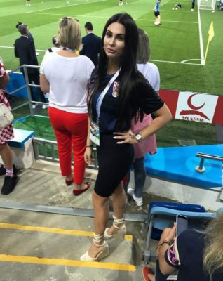 Así es Ivana Vida, la sensual modelo y amuleto de la suerte de Domagoj en Rusia 2018