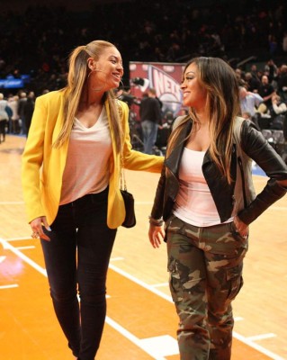 Beyonce, la encantadora fanática de la NBA