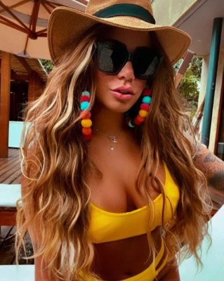 Las explosivas vacaciones de Rafaella, la hermana de Neymar, en un resort de lujo en las playas de Brasil