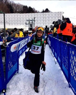 Juliane Seyfarth, la campeona mundial de esquí que se desnudó en Playboy para promocionar su deporte