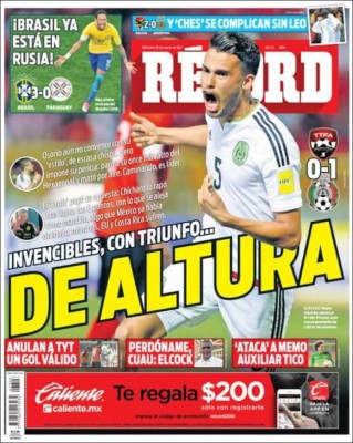 Honduras y la Argentina de messi se alejan del Mundial de Rusia 2018