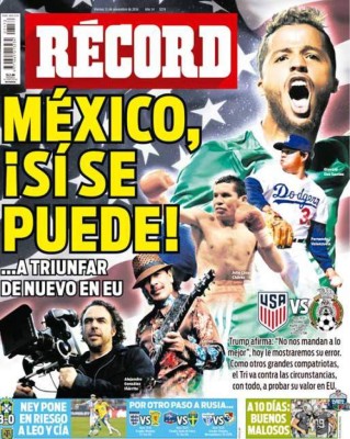 Prensa mexicana: 'A Trumpadas, México ¡Sí se puede!'