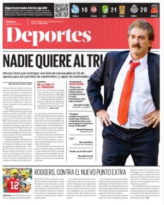 JUEVES: Las portadas de los periódicos deportivos más importantes