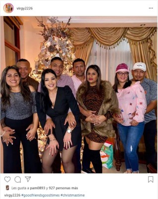 En familia y con mucha elegancia, así pasaron la navidad los famosos de Honduras