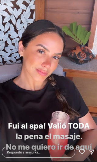 Ana Jurka está en Honduras: así pasa sus vacaciones en una de las playas más hermosas del país