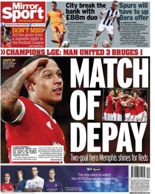 Principales portadas de los diarios deportivos del mundo