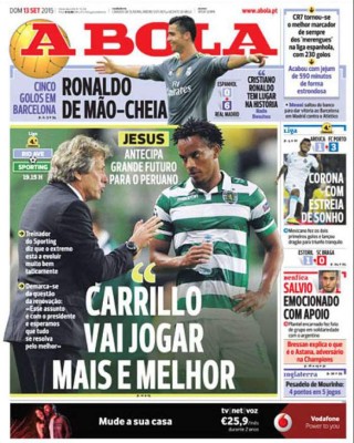 Las portadas de los diarios deportivos internacionales