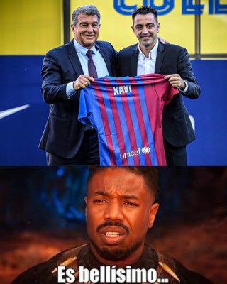 Los jocosos memes que dejó la presentación de Xavi en Barcelona: Salvavidas, enfermería y resurrección