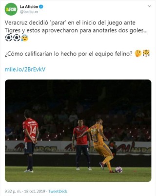 ¡Los reprochan! Esto dicen los medios y periodista luego de lo ocurrido entre Veracruz y Tigres
