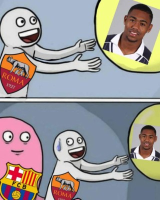 ¡Crueles! Malcom y los tremendos memes del 'robo' del Barcelona a la Roma