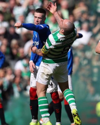FOTOS: Clásico entre el Celtic y Rangers de Escocia terminó entre golpes