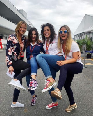 Los rostros más bellos que le dan cobertura en español a la Fórmula 1