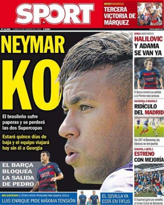 PORTADAS de los periódicos deportivos del mundo