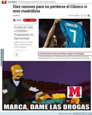 MEMES: Se calienta el clásico Barcelona-Real Madrid en las redes sociales