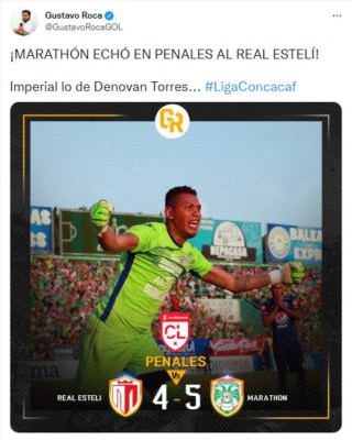 Lo que dice la prensa luego del sufrido pase de Marathón en penales y la enorme noche de Denovan Torres: 'El monstruo se hizo respetar'