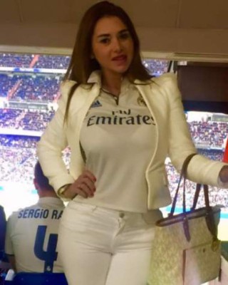 BELLEZA: Mirtha Sosa subió la temperatura en el triunfo del Real Madrid contra Girona