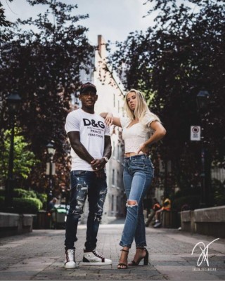 Romell Quioto se estrena como modelo y lo hace junto a una hermosa rubia canadiense