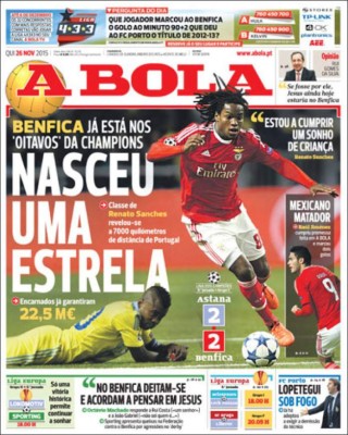 Portadas de los diarios más importantes del mundo deportivo