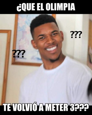 ¡Para morir de risa! Triunfo de Olimpia ante Real España dejó divertidos memes