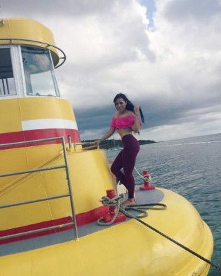 Gaby Martínez, la belleza hondureña que mañana estará alentando a la H