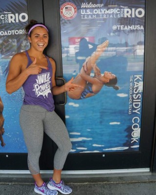 ¡Escándalo! Filtran fotos íntimas de hermosa clavadista estadounidense