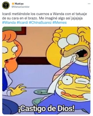 ¿Y ahora? Los comprometidos tatuajes de Icardi; la cara de Wanda Nara y hasta los hijos de Maxi López