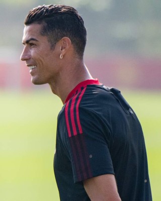 Imponente llegada y charla con el DT: Así fue el primer entrenamiento de Cristiano Ronaldo con el United&nbsp;&nbsp;