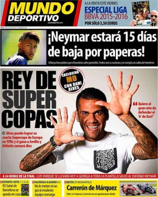PORTADAS de los periódicos deportivos del mundo
