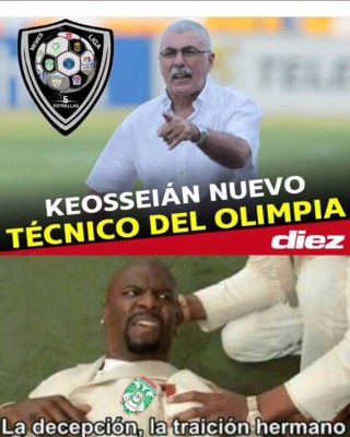 ¡No perdonan! Los divertidos memes que dejó la llegada de Keosseián al Olimpia